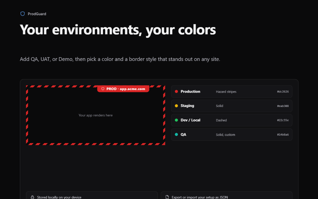 Color clash detection and custom environments